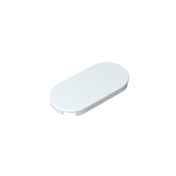 66857 | Tile, Round 2 x 4 Oval