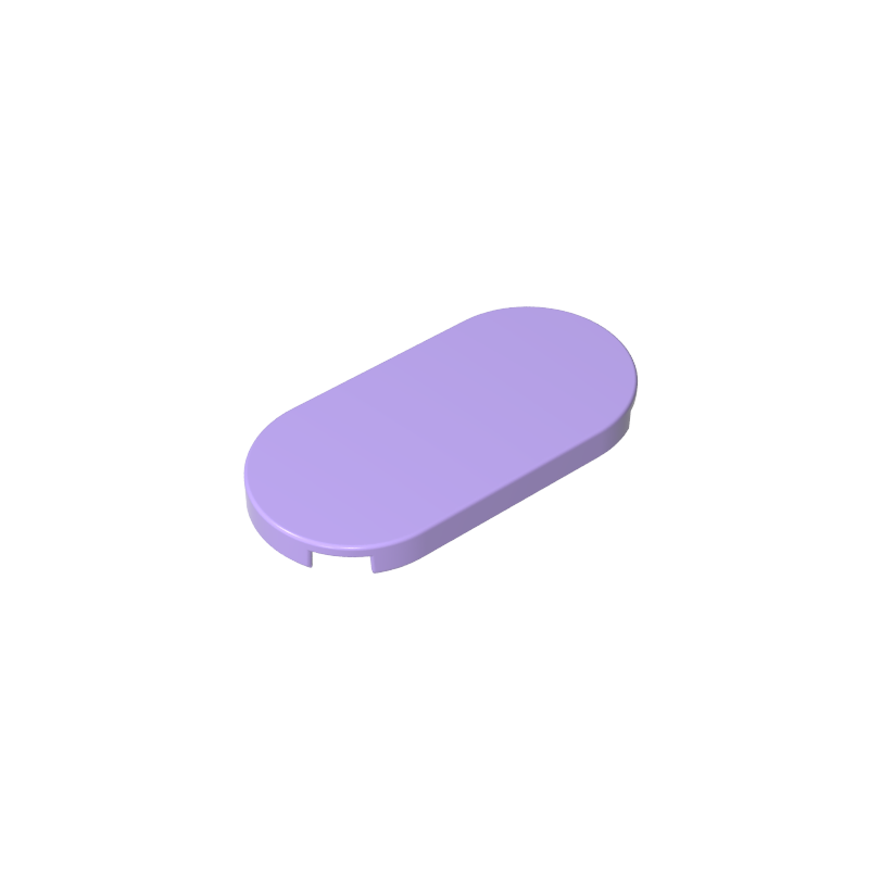 66857 | Tile, Round 2 x 4 Oval