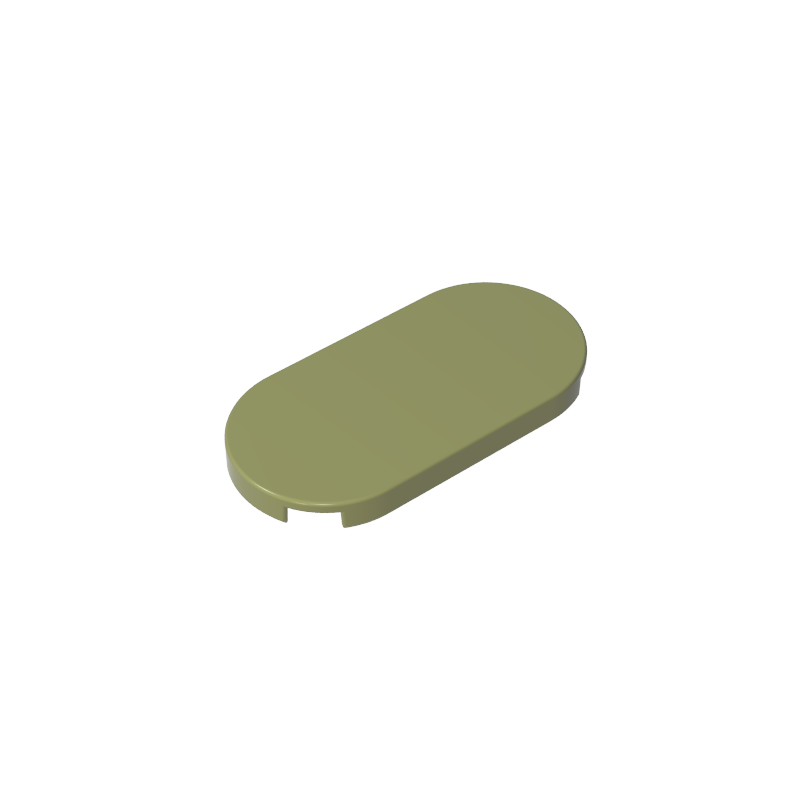 66857 | Tile, Round 2 x 4 Oval