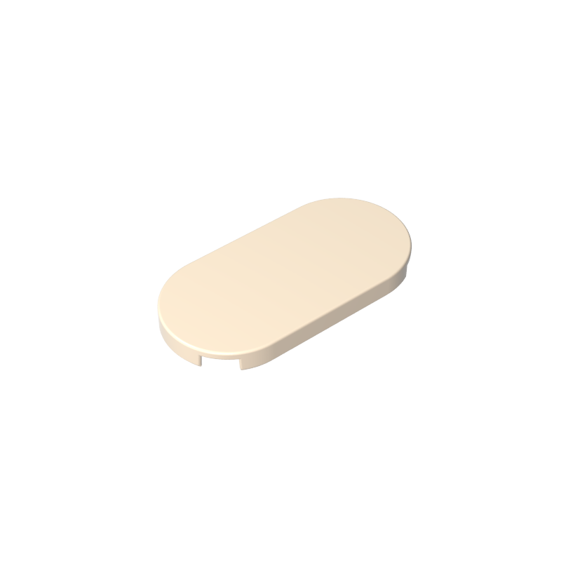 66857 | Tile, Round 2 x 4 Oval