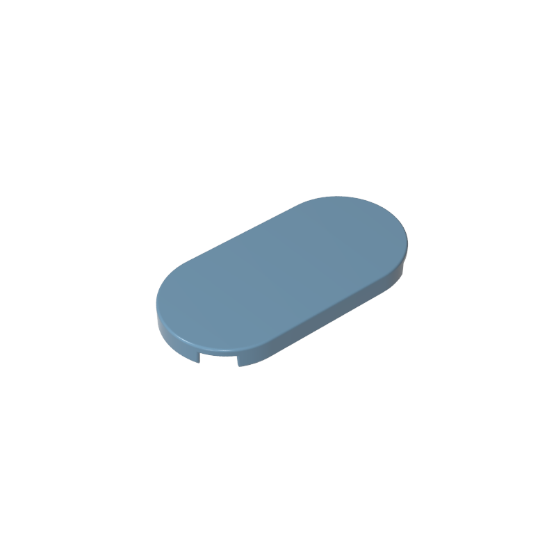 66857 | Tile, Round 2 x 4 Oval