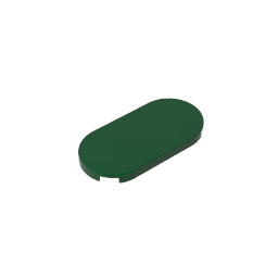 66857 | Tile, Round 2 x 4 Oval