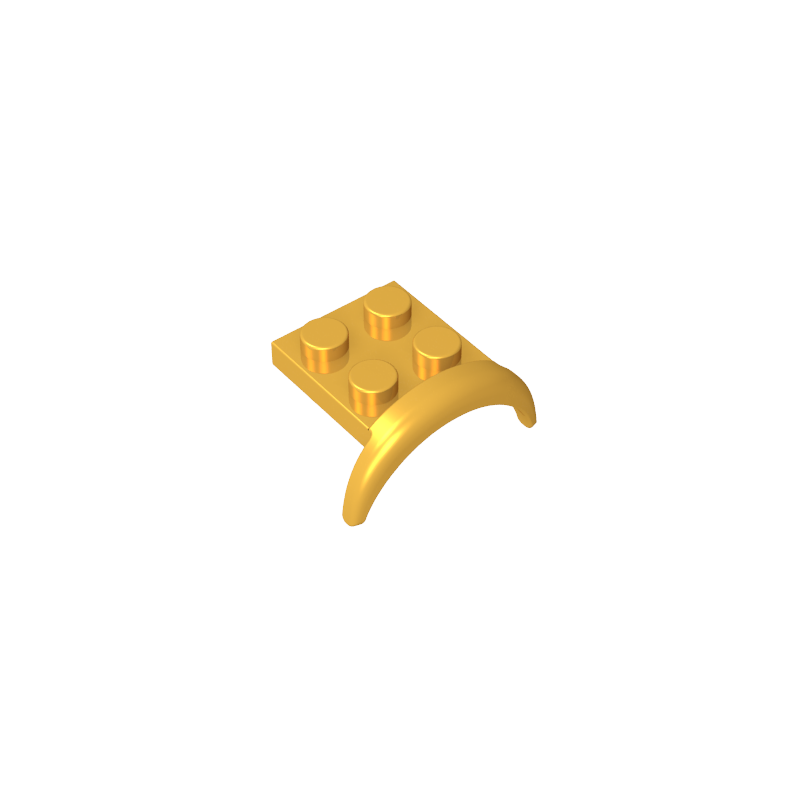 49097 | Vehicle, Mudguard 3 x 3 x 1 with Arch Round
