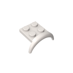 49097 | Vehicle, Mudguard 3 x 3 x 1 with Arch Round
