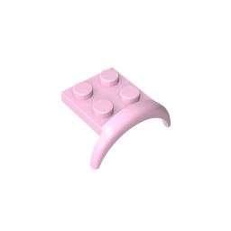 49097 | Vehicle, Mudguard 3 x 3 x 1 with Arch Round