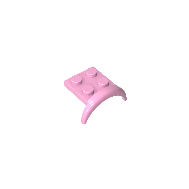 49097 | Vehicle, Mudguard 3 x 3 x 1 with Arch Round