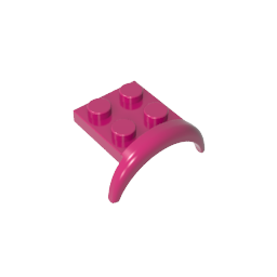 49097 | Vehicle, Mudguard 3 x 3 x 1 with Arch Round