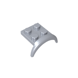 49097 | Vehicle, Mudguard 3 x 3 x 1 with Arch Round