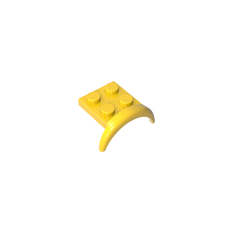 49097 | Vehicle, Mudguard 3 x 3 x 1 with Arch Round