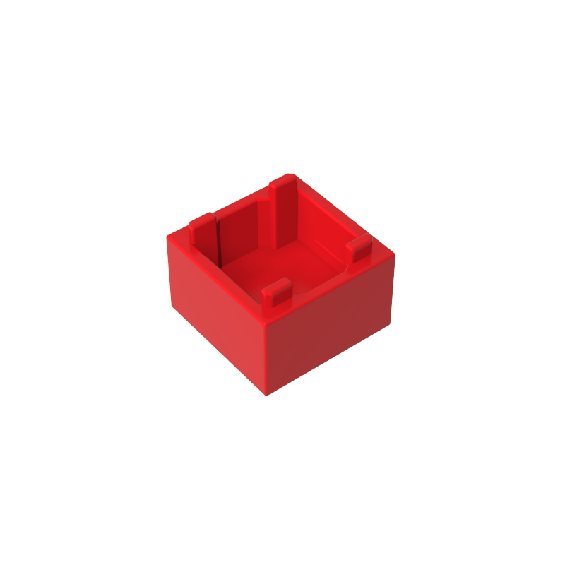 35700 | Container, Box 2 x 2 x 1 - Top Opening with Flat Inner Bottom