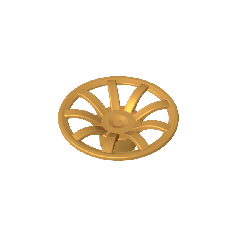 62701 | Wheel Cover 9 Spoke - 24mm D. - for Wheels 55982 and 56145