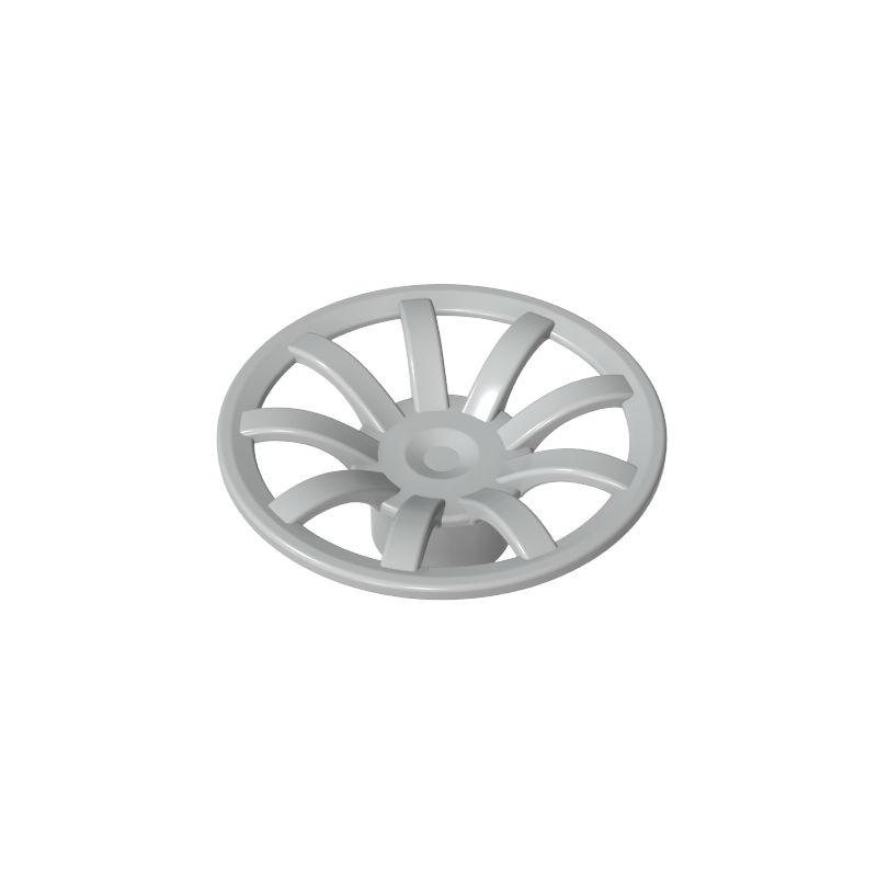 62701 | Wheel Cover 9 Spoke - 24mm D. - for Wheels 55982 and 56145