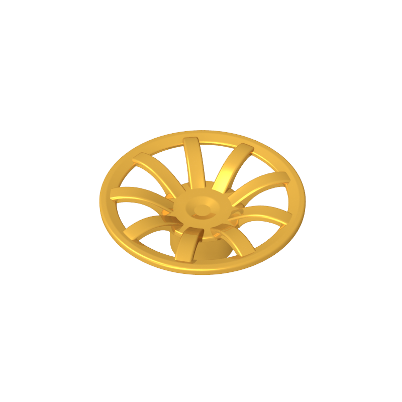 62701 | Wheel Cover 9 Spoke - 24mm D. - for Wheels 55982 and 56145