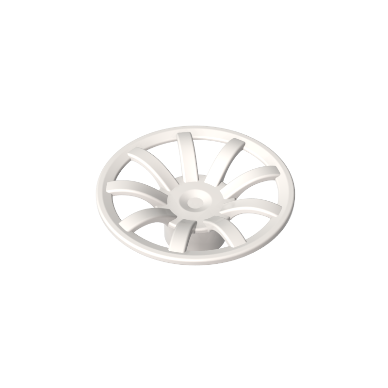 62701 | Wheel Cover 9 Spoke - 24mm D. - for Wheels 55982 and 56145