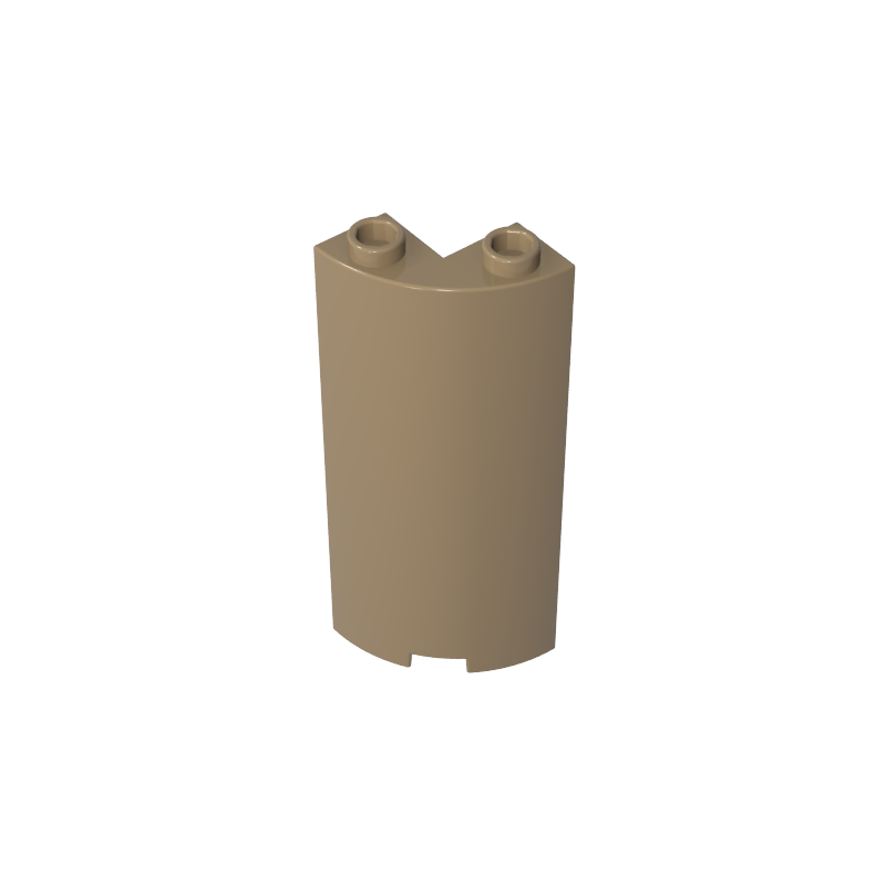 30987 | Cylinder Quarter 2 x 2 x 5 with 1 x 1 Cutout