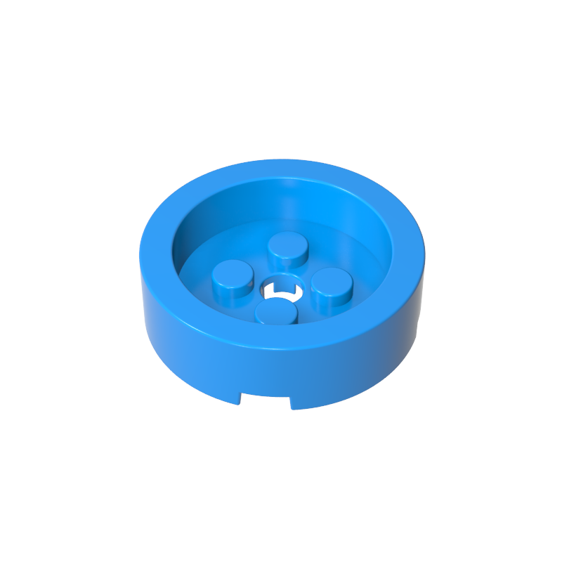68325 | Brick, Round 4 x 4 with Recessed Center and Hole