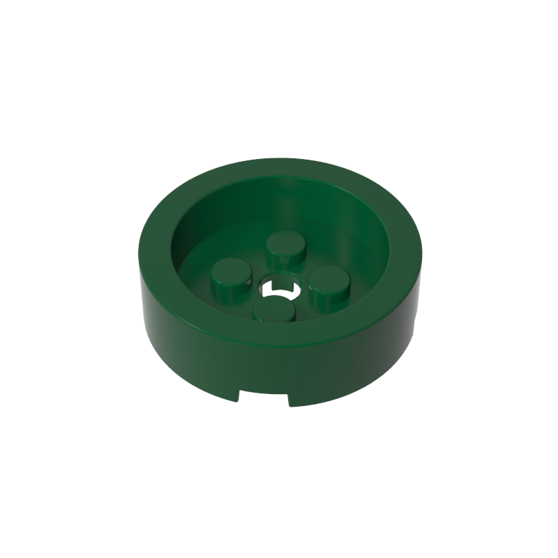 68325 | Brick, Round 4 x 4 with Recessed Center and Hole