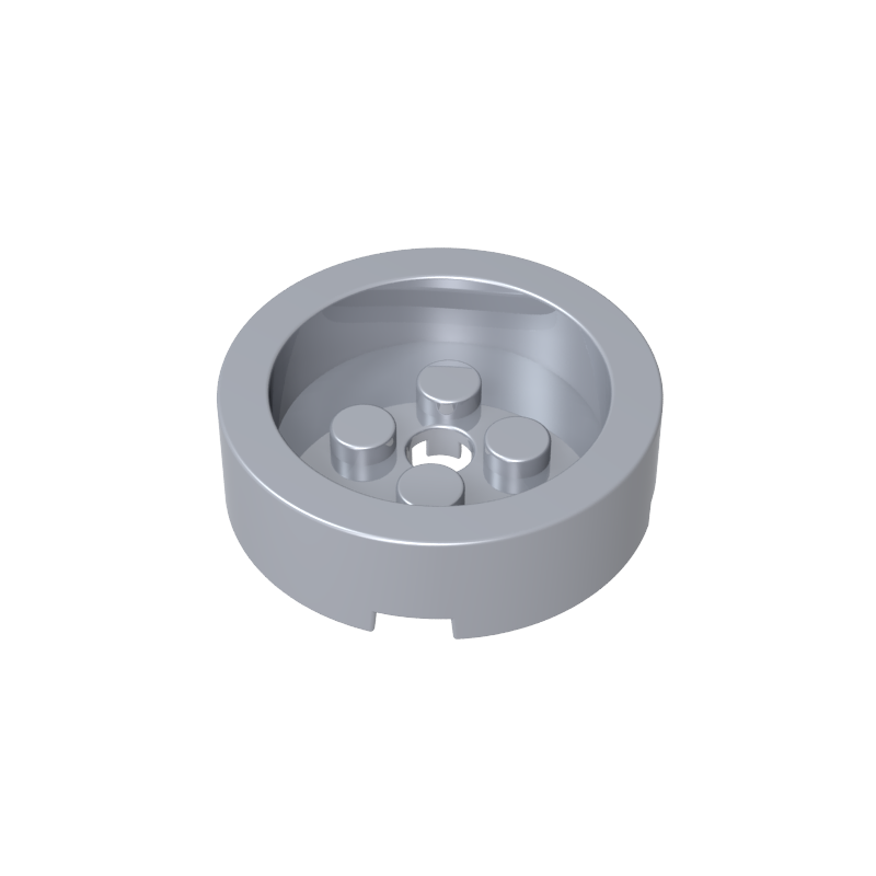 68325 | Brick, Round 4 x 4 with Recessed Center and Hole