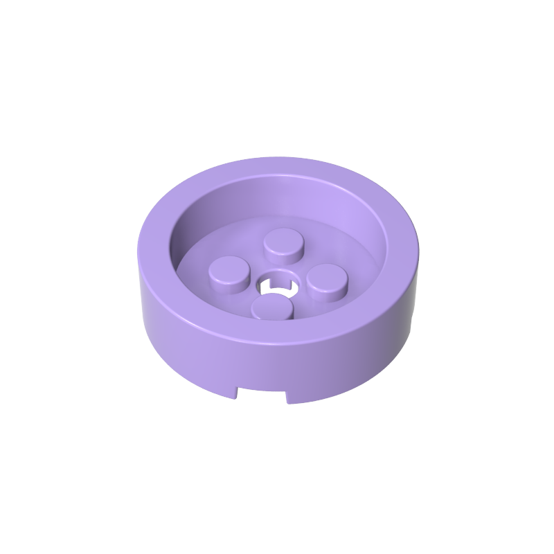 68325 | Brick, Round 4 x 4 with Recessed Center and Hole