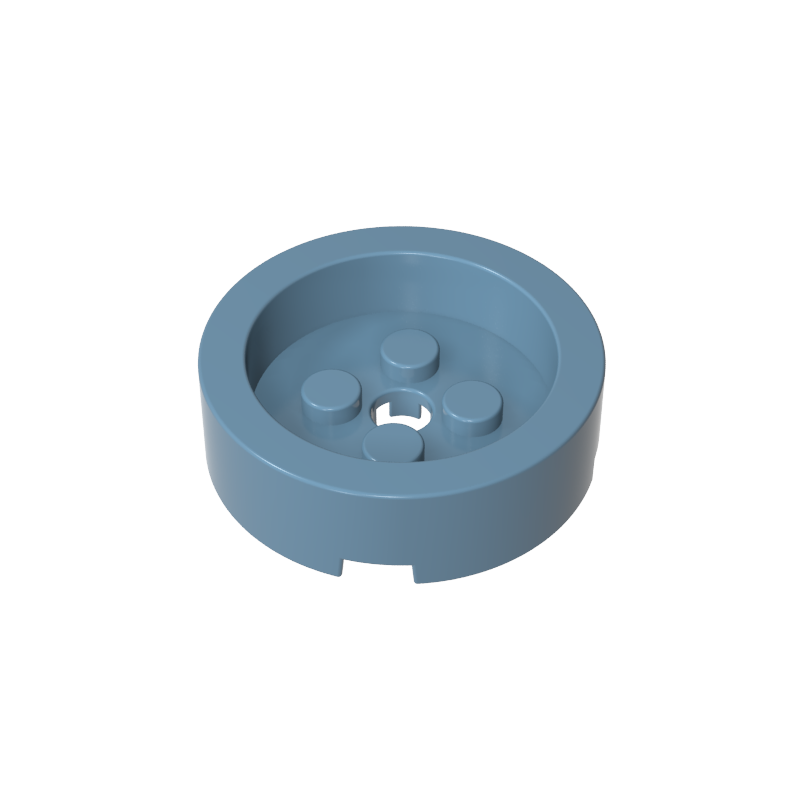 68325 | Brick, Round 4 x 4 with Recessed Center and Hole