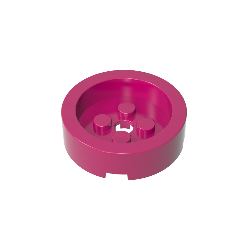 68325 | Brick, Round 4 x 4 with Recessed Center and Hole