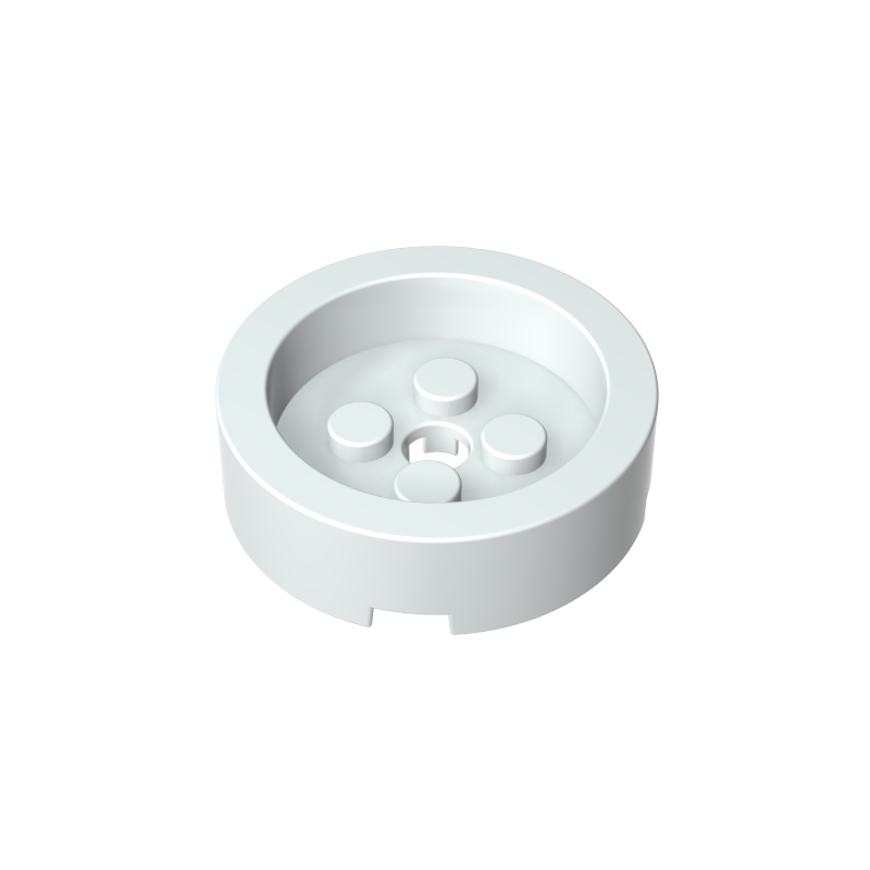 68325 | Brick, Round 4 x 4 with Recessed Center and Hole