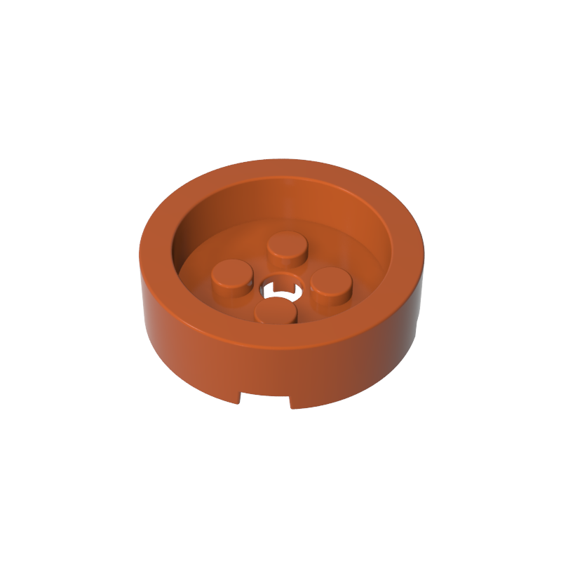 68325 | Brick, Round 4 x 4 with Recessed Center and Hole