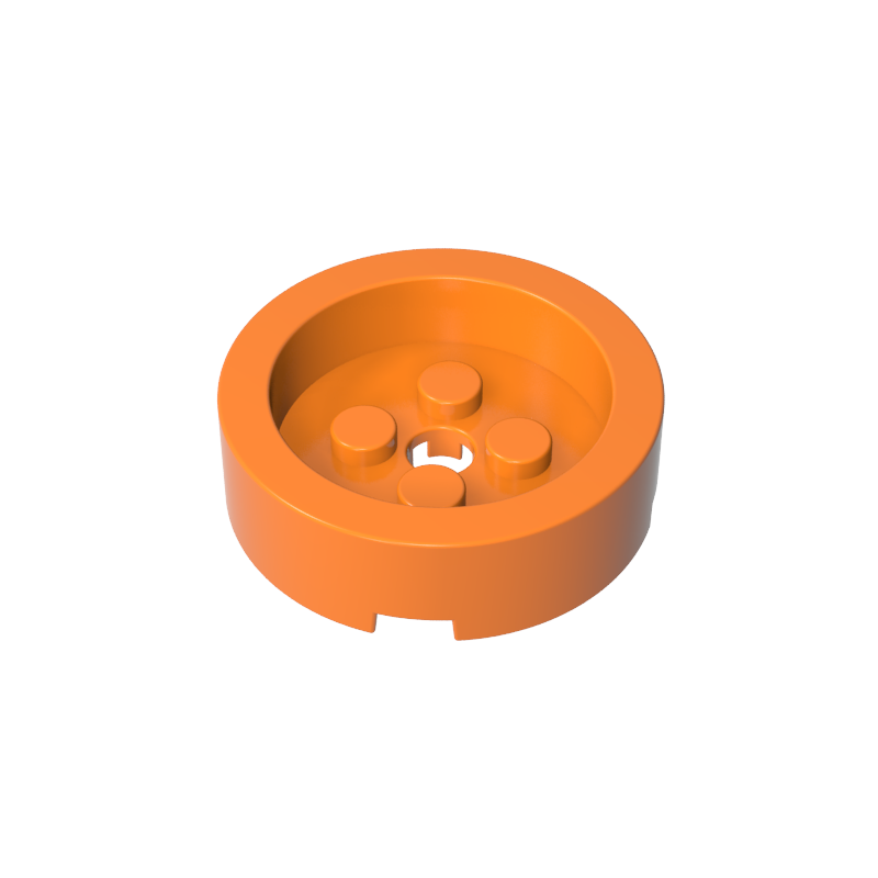 68325 | Brick, Round 4 x 4 with Recessed Center and Hole