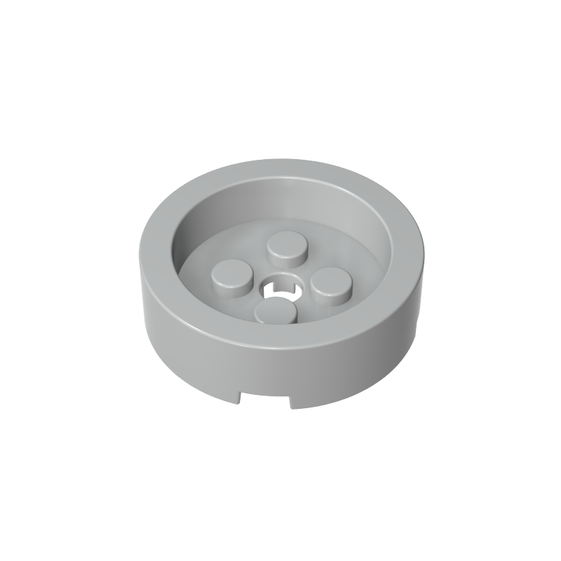 68325 | Brick, Round 4 x 4 with Recessed Center and Hole