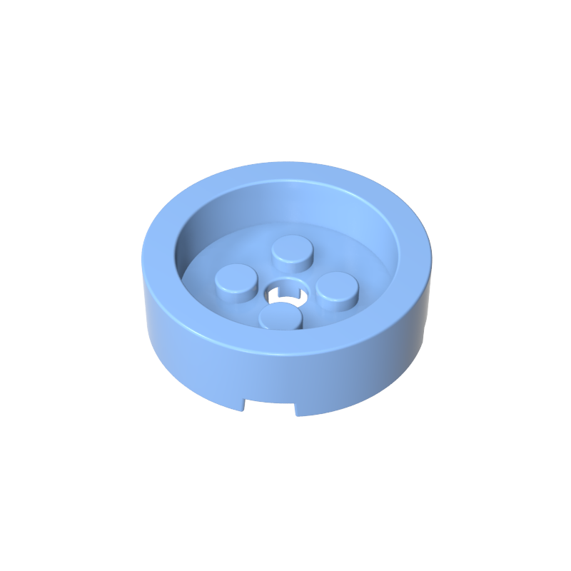 68325 | Brick, Round 4 x 4 with Recessed Center and Hole