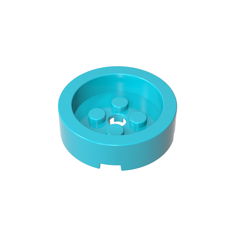 68325 | Brick, Round 4 x 4 with Recessed Center and Hole