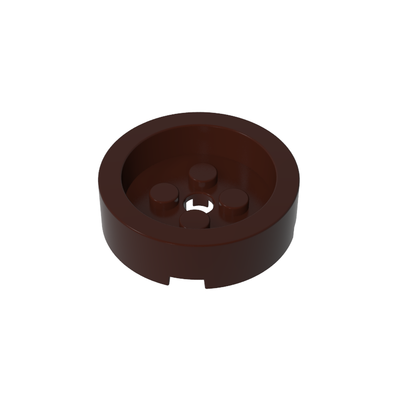 68325 | Brick, Round 4 x 4 with Recessed Center and Hole