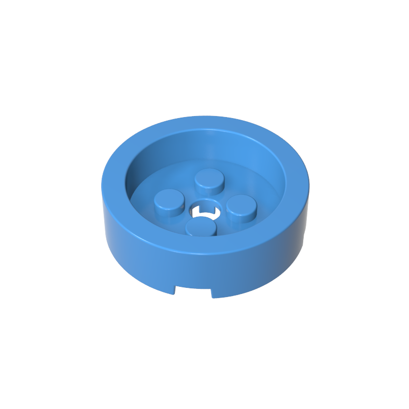 68325 | Brick, Round 4 x 4 with Recessed Center and Hole