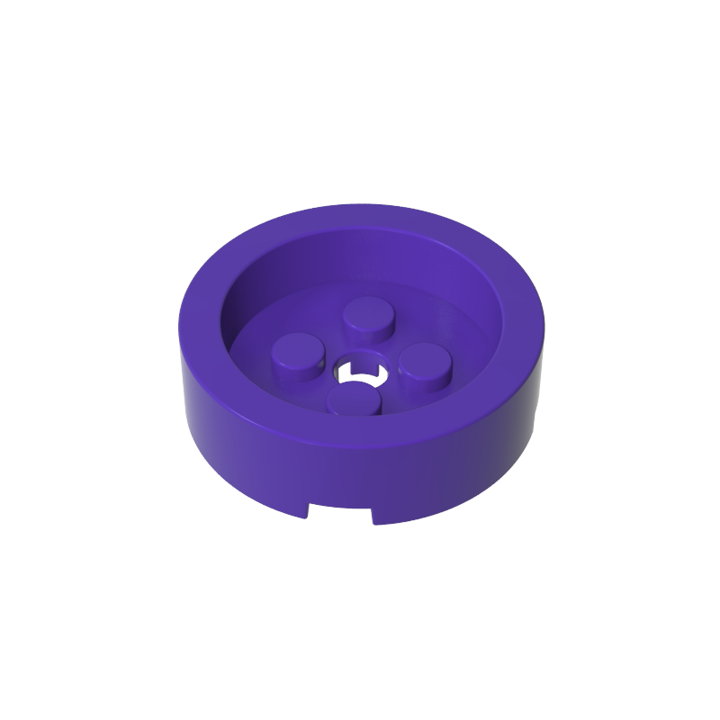 68325 | Brick, Round 4 x 4 with Recessed Center and Hole