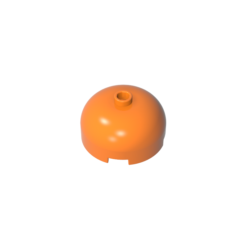 49308 | Brick, Round 3 x 3 x 1 1/3 Dome Top - Open Stud