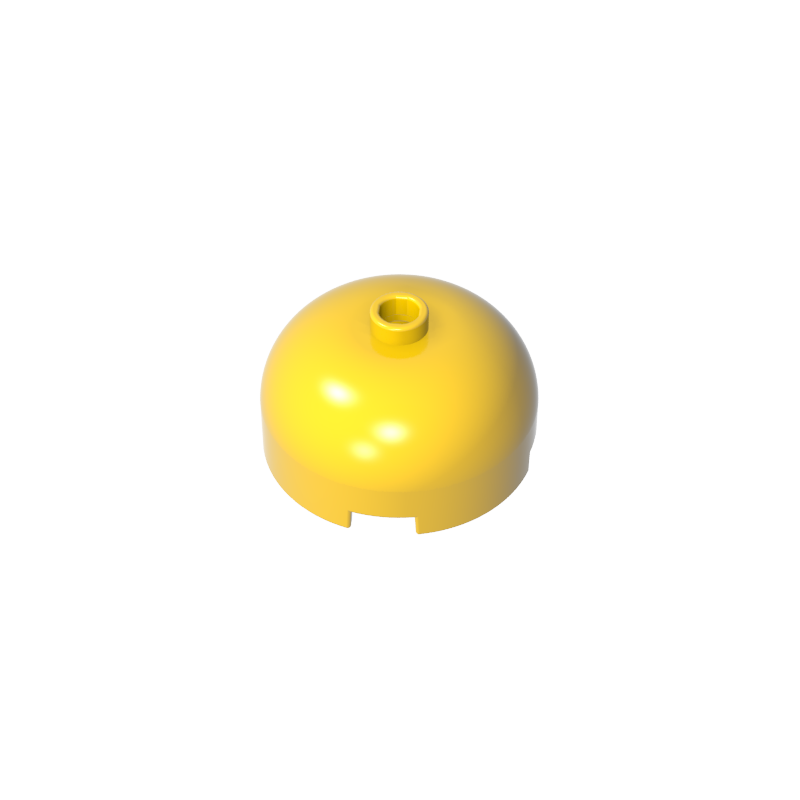 49308 | Brick, Round 3 x 3 x 1 1/3 Dome Top - Open Stud