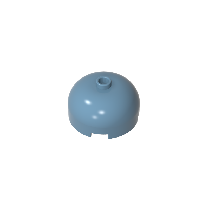 49308 | Brick, Round 3 x 3 x 1 1/3 Dome Top - Open Stud