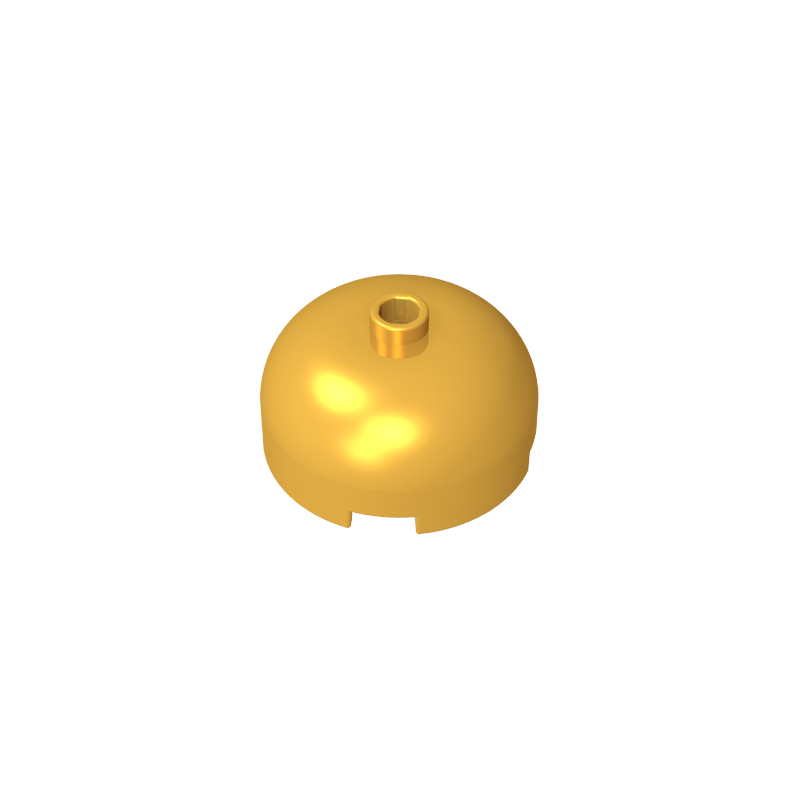49308 | Brick, Round 3 x 3 x 1 1/3 Dome Top - Open Stud