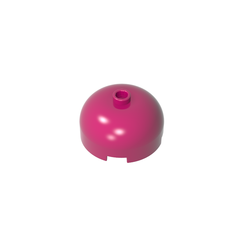 49308 | Brick, Round 3 x 3 x 1 1/3 Dome Top - Open Stud