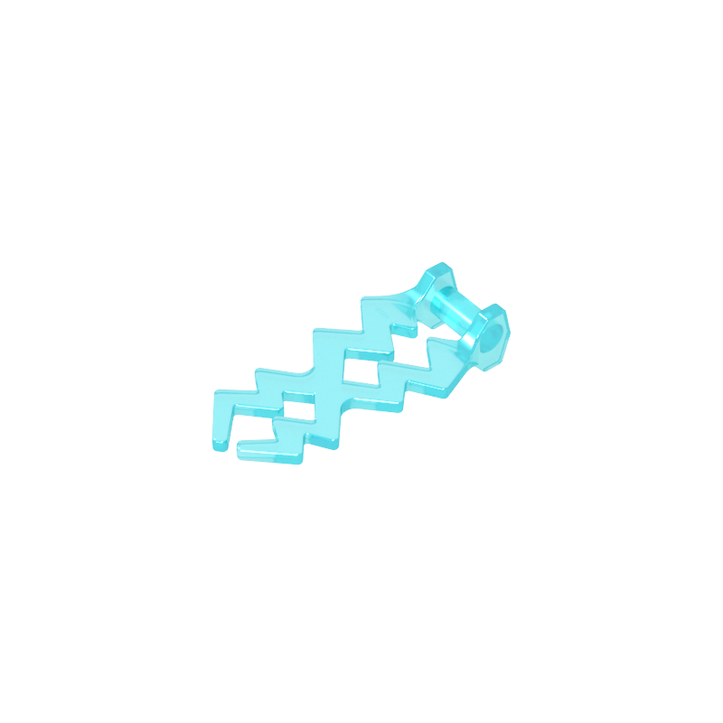 59233 | Wave Angular Double with Bar Handle (Electric Zigzag / Lightning Bolt)