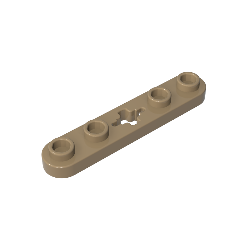32124 | Technical Plate 1 x 5 with Smooth Ends, 4 Studs and Center Axle Hole