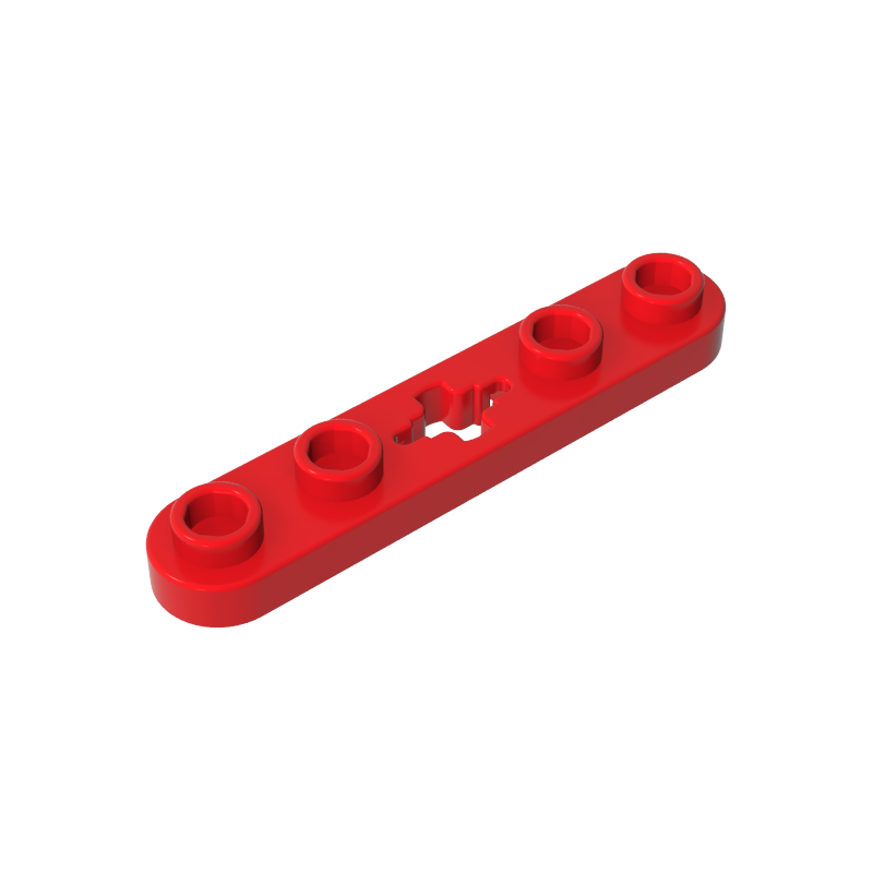 32124 | Technical Plate 1 x 5 with Smooth Ends, 4 Studs and Center Axle Hole