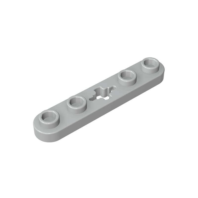32124 | Technical Plate 1 x 5 with Smooth Ends, 4 Studs and Center Axle Hole