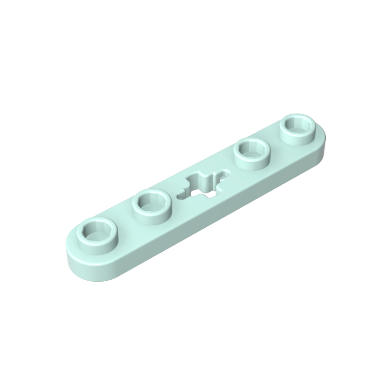 32124 | Technical Plate 1 x 5 with Smooth Ends, 4 Studs and Center Axle Hole