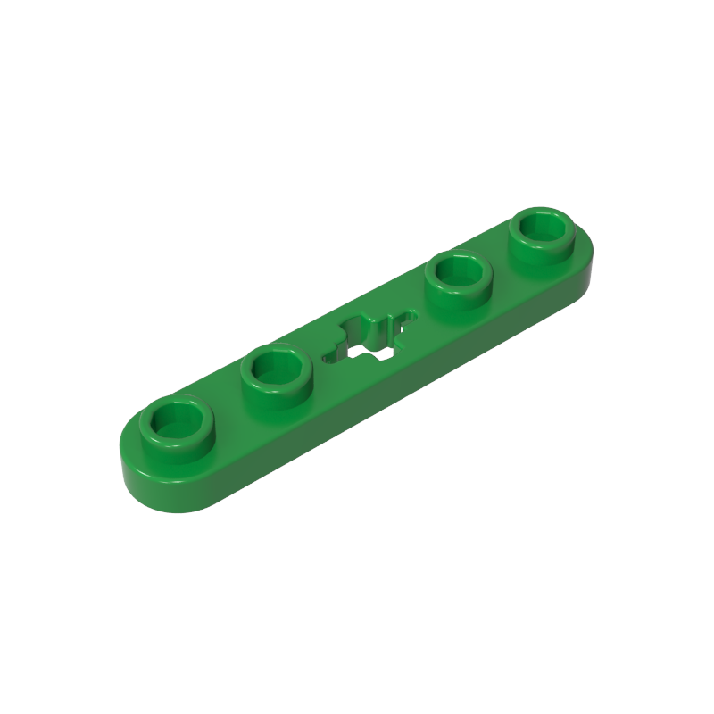 32124 | Technical Plate 1 x 5 with Smooth Ends, 4 Studs and Center Axle Hole