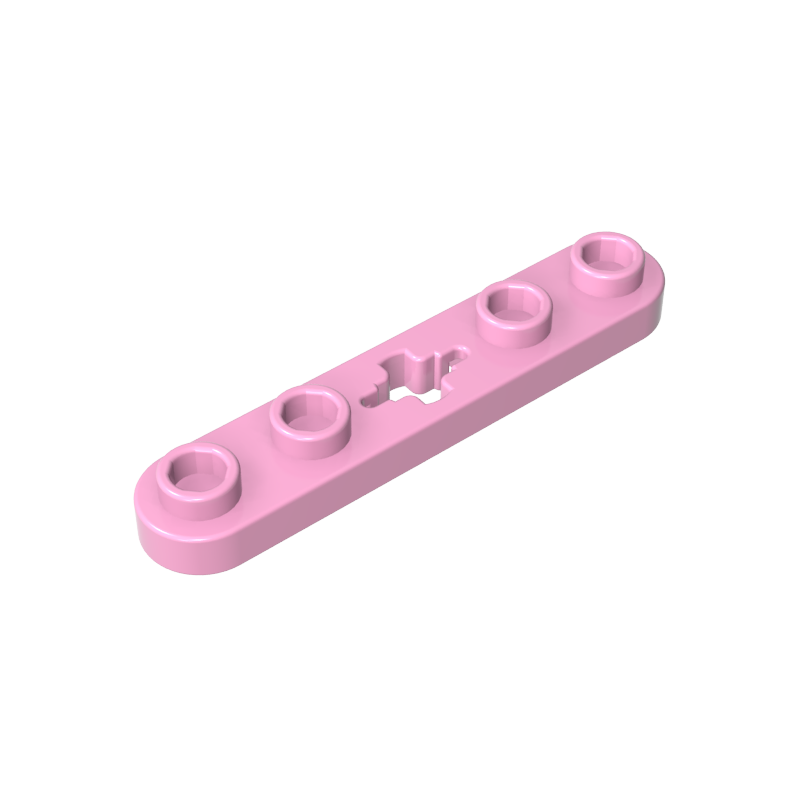 32124 | Technical Plate 1 x 5 with Smooth Ends, 4 Studs and Center Axle Hole