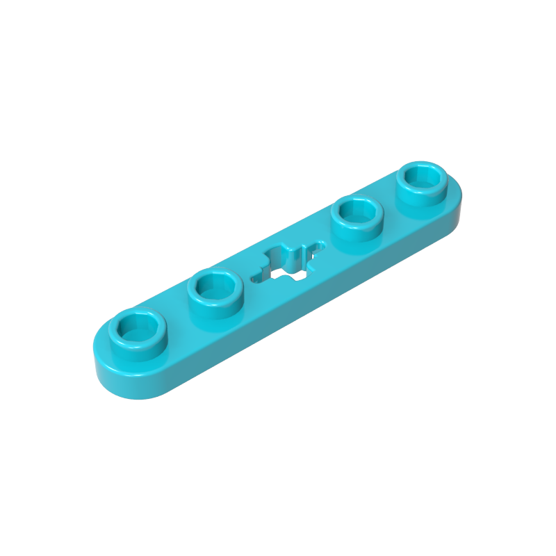 32124 | Technical Plate 1 x 5 with Smooth Ends, 4 Studs and Center Axle Hole