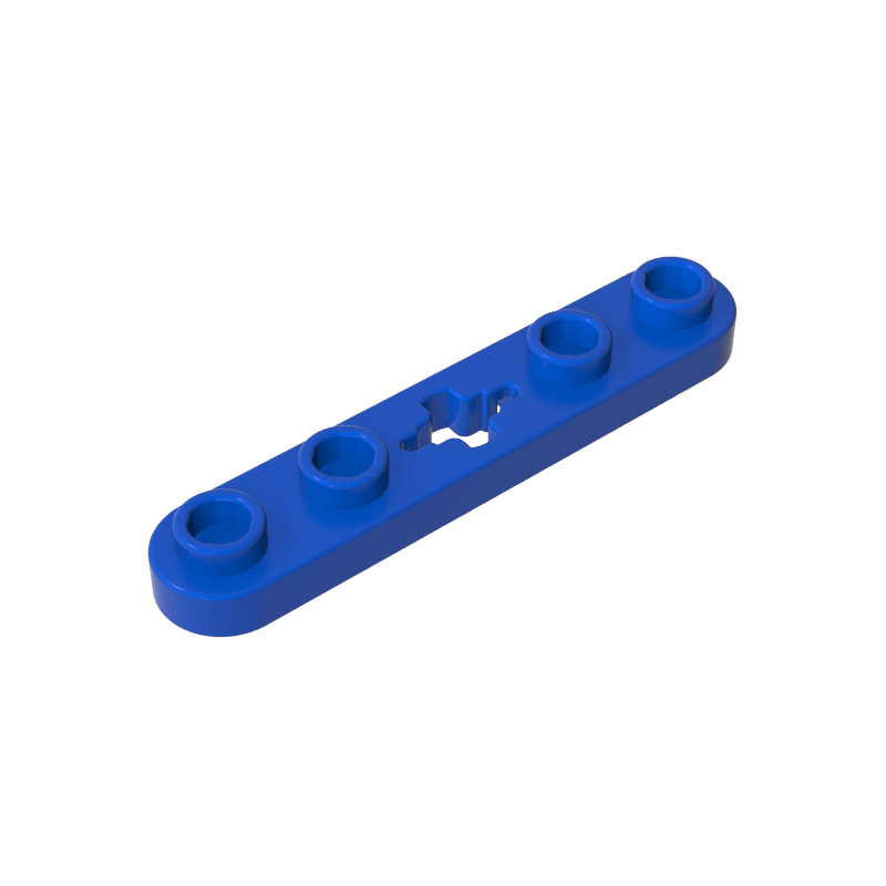 32124 | Technical Plate 1 x 5 with Smooth Ends, 4 Studs and Center Axle Hole