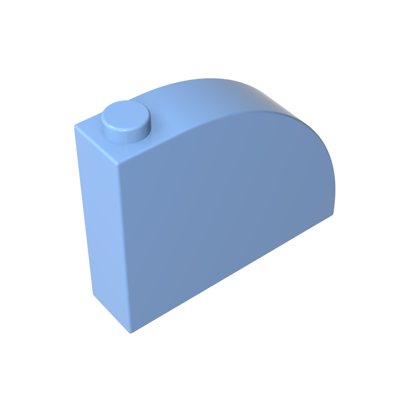 65734 | Slope, Curved 4 x 1 x 2 2/3 with Stud