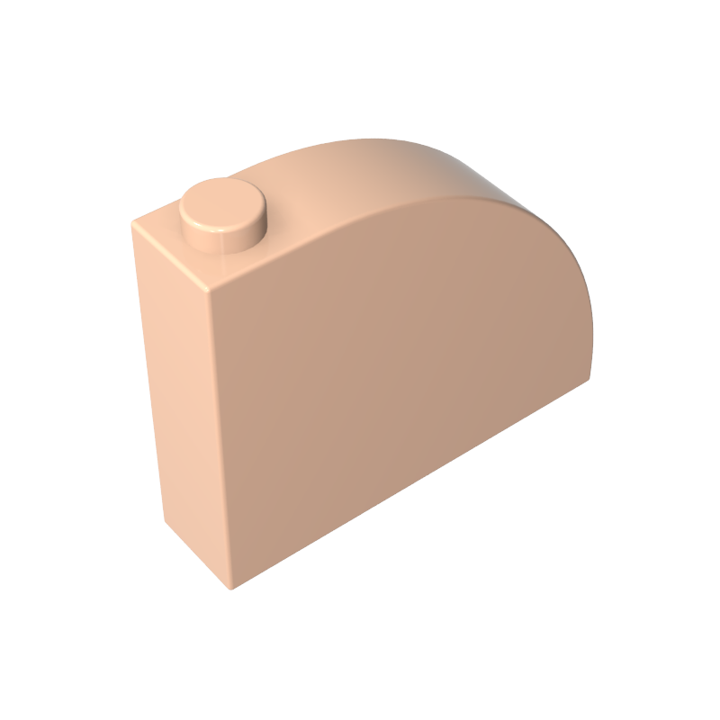 65734 | Slope, Curved 4 x 1 x 2 2/3 with Stud
